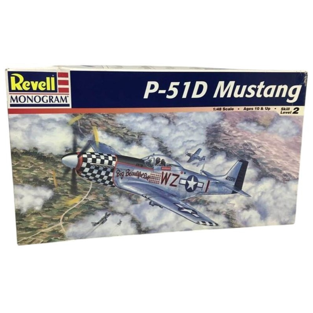 Revell Monogram P-51D Mustang Aircraft Plastic Model Kit 1:48 85-5241 Parts